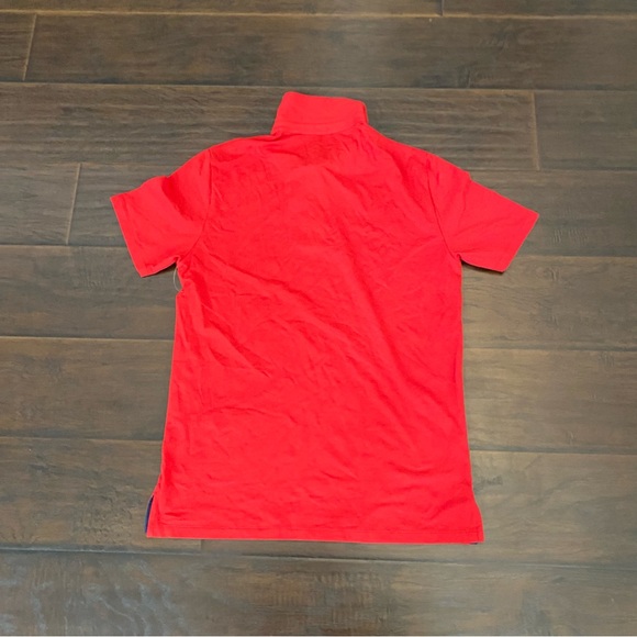 Tommy John Men's Pima cotton Red Polo Shirt size S - Picture 2 of 7